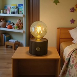 Επαναφορτιζόμενη επιτραπέζια λάμπα LED με Dimmer - FA-008 - 817452 - Dark Brown Επαναφορτιζόμενη επιτραπέζια λάμπα LED με Dimmer - FA-008 - 817452 - Dark Brown