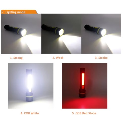 Επαναφορτιζόμενος φακός LED - FA-CH-24096 - 817476 Επαναφορτιζόμενος φακός LED - FA-CH-24096 - 817476