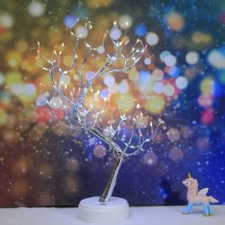 Χριστουγεννιάτικο επιτραπέζιο διακοσμητικό δεντράκι με φωτισμό - 153100 - RGB