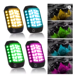 Σετ διακοσμητικά φώτα πλαισίου αυτοκινήτου LED με τηλεχειρισμό - 1112110/R04 - 110852