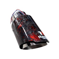 Τελικό εξάτμισης αυτοκινήτου με φωτισμό - G35702-KZ - 120830 - Red