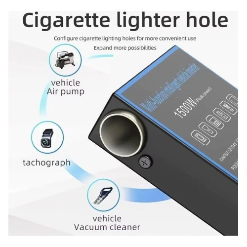 Μετασχηματιστής - Power Inverter αυτοκινήτου - 1500W - 12V DC to 220V AC - 4xUSB - 1530118/015 - 150975