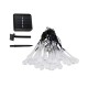 Ηλιακή γιρλάντα φωτισμού LED - Σταγόνα - 5m+1m - 20D - 152813 - RGB