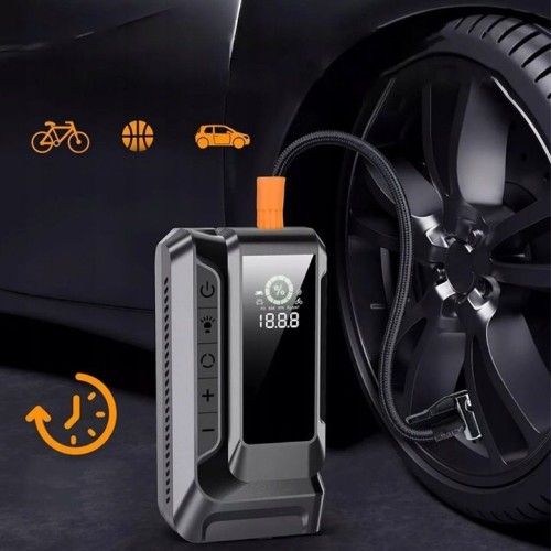 Εκκινητής μπαταρίας οχημάτων Jump Starter & αεροσυμπιεστής - W11905-12 - 170818