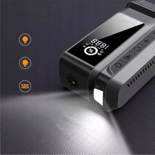 Εκκινητής μπαταρίας οχημάτων Jump Starter & αεροσυμπιεστής - W11905-12 - 170818