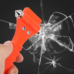 Σφυρί θραύσης τζαμιών & κόφτης αυτοκινήτου έκτακτης ανάγκης - 2in1 - 1750303A/K - 170821
