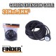 Προέκταση καλωδίου μπαλαντέζα - 20m/1.5mm² - Finder - 198597