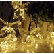 Ηλιακή γιρλάντα φωτισμού LED - Πεταλούδα - 5m+1m - 20D - 152837 - Warm White
