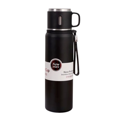 Φορητό παγούρι-θερμός - 600ml - 312598 - Black Φορητό παγούρι-θερμός - 600ml - 312598 - Black
