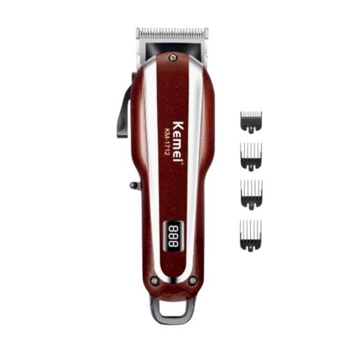 Κουρευτική μηχανή - KM-1712 - Kemei - Red Κουρευτική μηχανή - KM-1712 - Kemei - Red