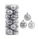 Σετ Χριστουγεννιάτικες μπάλες - 10cm - 20pcs - 326017 - Silver