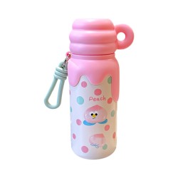 Παιδικό παγούρι-θερμός με κούπα - 420ml - 340908 - Pink Παιδικό παγούρι-θερμός με κούπα - 420ml - 340908 - Pink