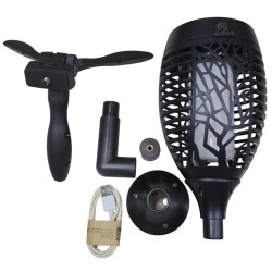 Επαναφορτιζόμενο φαναράκι κήπου LED - 833 - 508338