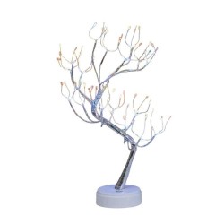 Χριστουγεννιάτικο επιτραπέζιο διακοσμητικό δεντράκι με φωτισμό - 153100 - RGB