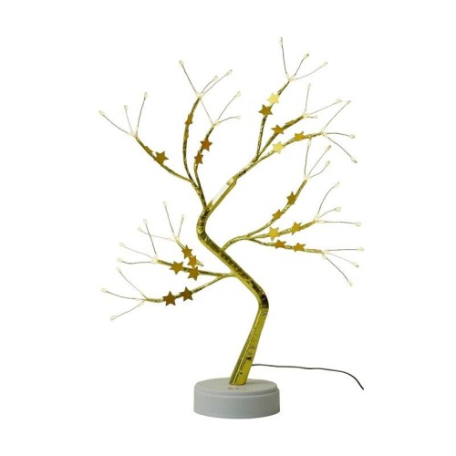 Χριστουγεννιάτικο επιτραπέζιο διακοσμητικό δεντράκι με φωτισμό - 153117 - Warm White