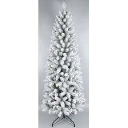 Χριστουγεννιάτικο δέντρο Slim - Χιονισμένο - YR2143 - 550T - 1.8m - 251259