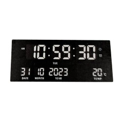 Ηλεκτρονικό ψηφιακό ρολόι LED - JH-3615 - 676173 - White