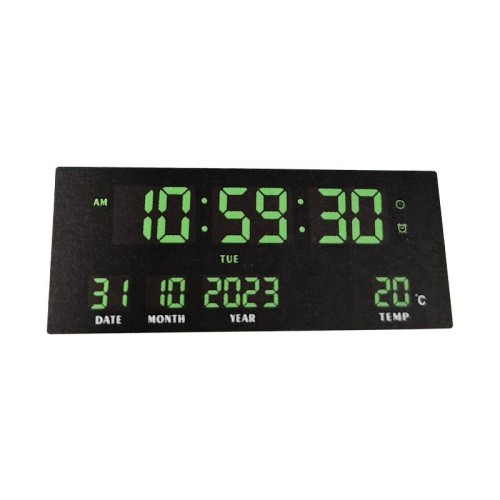 Ηλεκτρονικό ψηφιακό ρολόι LED - JH-3615 - 676173 - Green Ηλεκτρονικό ψηφιακό ρολόι LED - JH-3615 - 676173 - Green