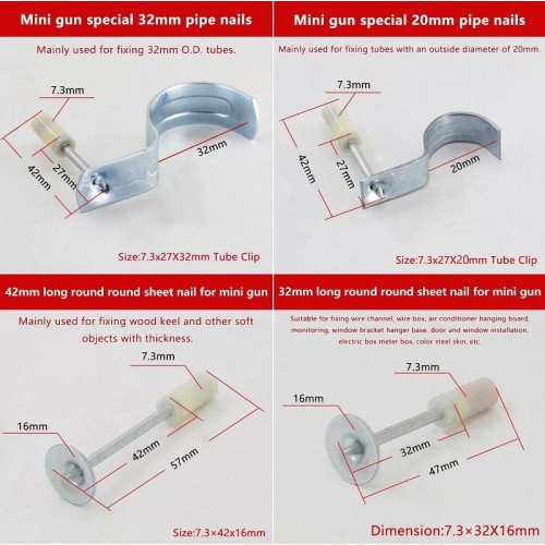 Ανταλλακτικά καρφιά για καρφωτικό μπετού - 716268