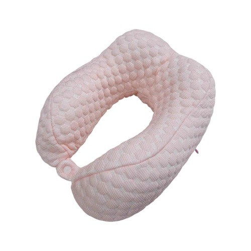 Μαξιλάρι αυχένα ταξιδίου - Memory Foam - 71892 - Pink