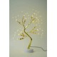 Χριστουγεννιάτικο επιτραπέζιο διακοσμητικό δεντράκι με φωτισμό - 153117 - Warm White