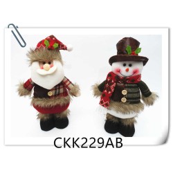 Χριστουγεννιάτικη λούτρινη κούκλα - 33cm - 212269