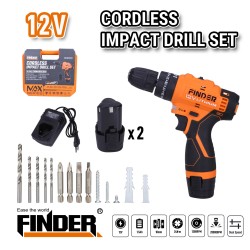 Επαναφορτιζόμενο δραπανοκατσάβιδο - B5 - 12V/10mm/24N - Finder - 195622