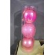 Σετ Χριστουγεννιάτικες μπάλες - 15cm - 3pcs - 326130 - Pink