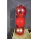 Σετ Χριστουγεννιάτικες μπάλες - 15cm - 3pcs - 326130 - Red