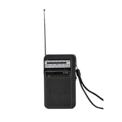 Επαναφορτιζόμενο ραδιόφωνο mini - PR-1013 - 010139 - Black