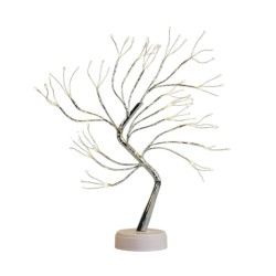 Χριστουγεννιάτικο επιτραπέζιο διακοσμητικό δεντράκι με φωτισμό - 153100 - Warm White