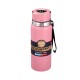 Φορητό παγούρι-θερμός με ψηφιακό θερμόμετρο - 800ml - 168441 - Pink