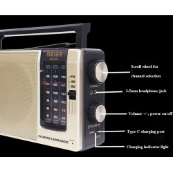 Φορητό ραδιόφωνο - PR-1012 - 241441 - Black