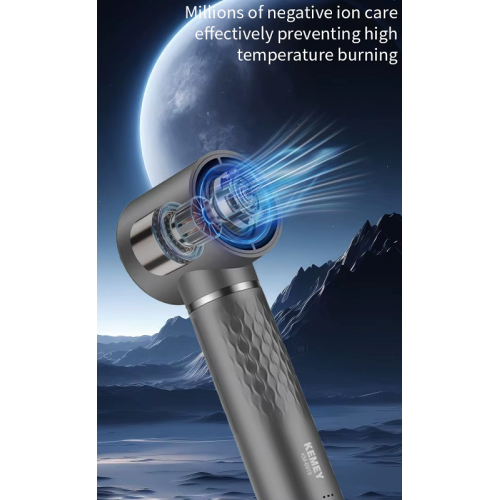 Πιστολάκι & ηλεκτρική βούρτσα μαλλιών - 5in1 - KM-6919 - Kemei