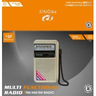 Επαναφορτιζόμενο ραδιόφωνο mini - PR-1013 - 010139 - Bronze