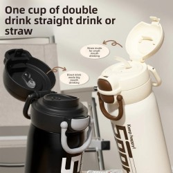 Φορητό παγούρι-θερμός - 600ml - 696420 - Black