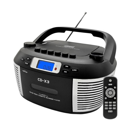 Φορητό ραδιόφωνο Κασετόφωνο & CD Player - X3B - 718136