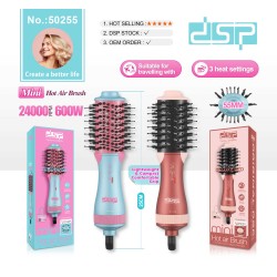 Ηλεκτρική βούρτσα ισιώματος μαλλιών - 50255 - DSP - 350075 - Blue/Pink