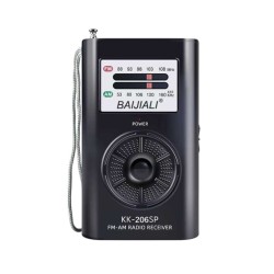 Φορητό ραδιόφωνο mini - PR-206 - 802063 - Black