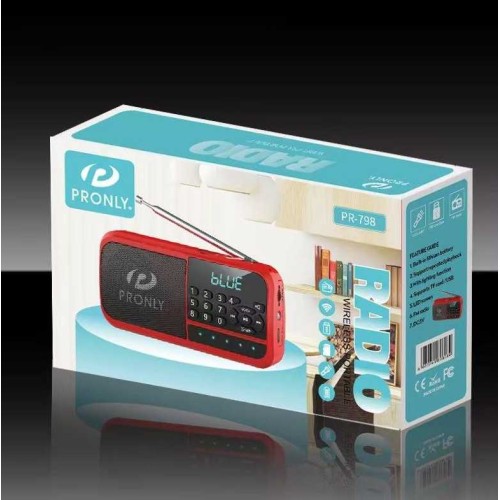 Επαναφορτιζόμενο ραδιόφωνο - PR-798 - 241328 - Red