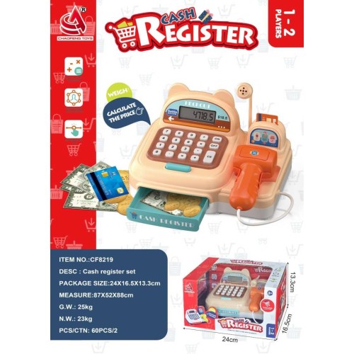Παιδική ταμειακή μηχανή σούπερ μάρκετ με αξεσουάρ - CF8219 - 917288