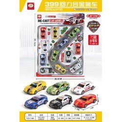 Σετ αυτοκινητάκια με Pull Back - 12pcs - 123-14E6 - 917335