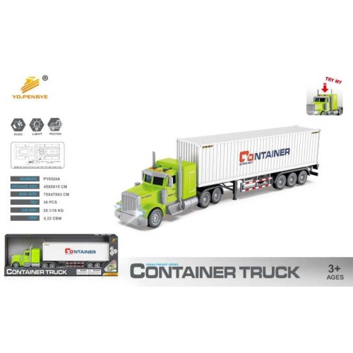 Παιδικό όχημα Container με ήχο και φωτισμό - PY6520A - 917169