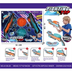 Σετ σβούρες με όπλο Spinner - A138-28 - 245262