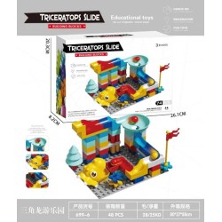 Σετ κατασκευών DIY με τουβλάκια & τσουλήθρες - 699-6 - 917489