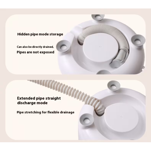 Φορητό επαναφορτιζόμενο πλυντήριο ρούχων mini - HP909 - 457658 - Pink