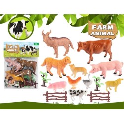 Σετ φιγούρες ζώων φάρμας - 14pcs - 026-41E - 917522