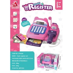 Παιδική ταμειακή μηχανή σούπερ μάρκετ με αξεσουάρ - CF8220 - 917289