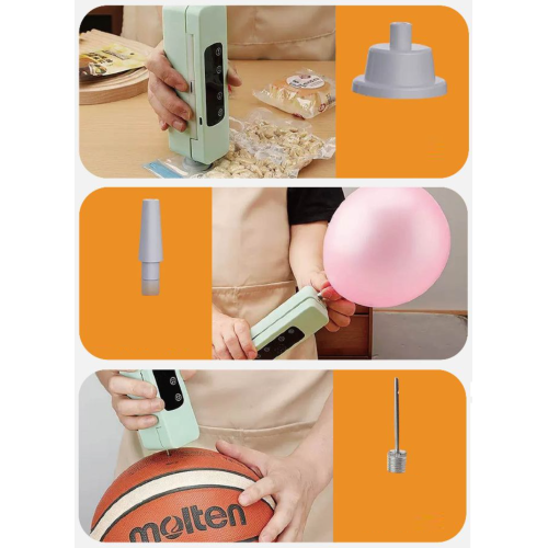 Συσκευή αεροστεγούς σφράγισης τροφίμων & αεροσυμπιεστής - DTY-188 - 814307 - Green