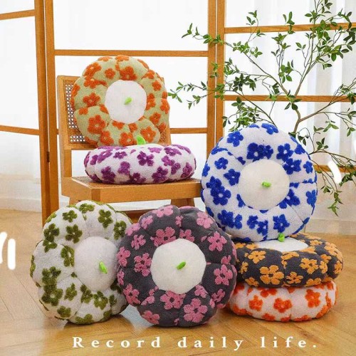 Μαξιλάρι καρέκλας Πουφ - 45cm - 720197 - Green/Orange